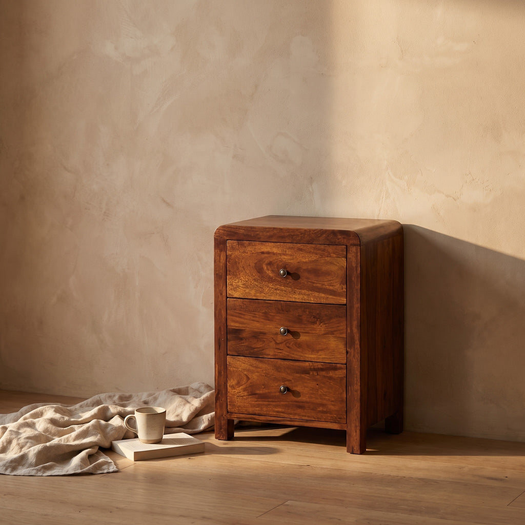Falk Solid Wood Nightstand