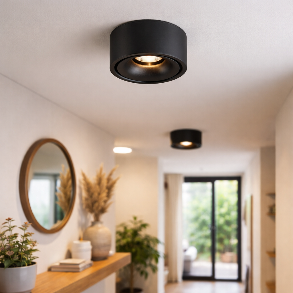 Moderne LED Plafondspot Met Gerichte Lichtbundel