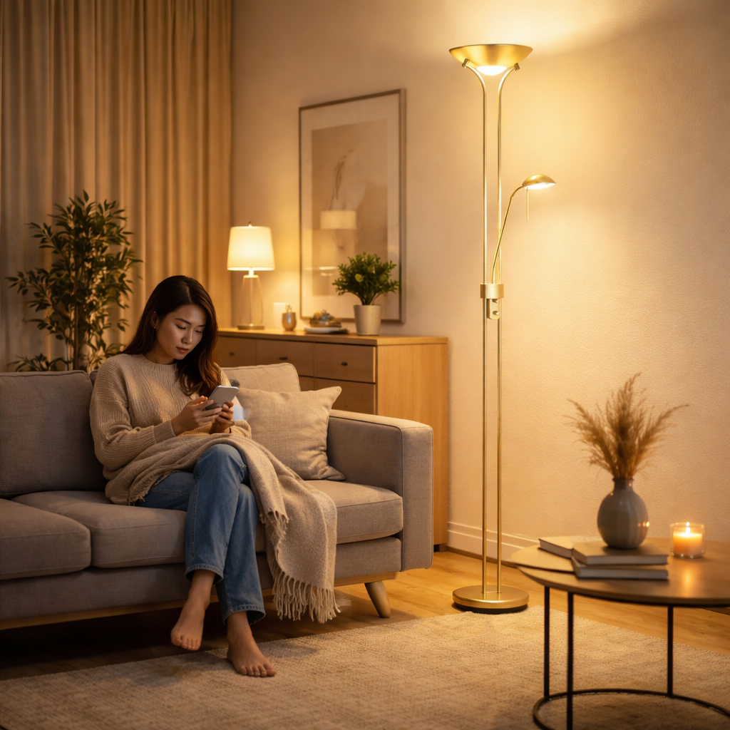 Wandlamp Met Strakke Vorm En Gerichte Lichtbundel