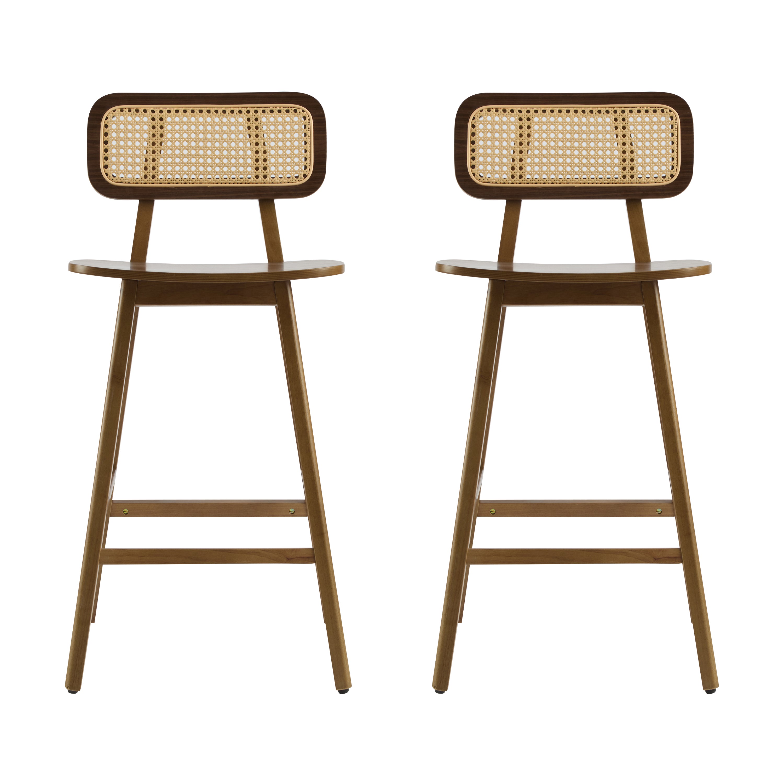 Eirik Walnut Bar Stool (Set of 2)