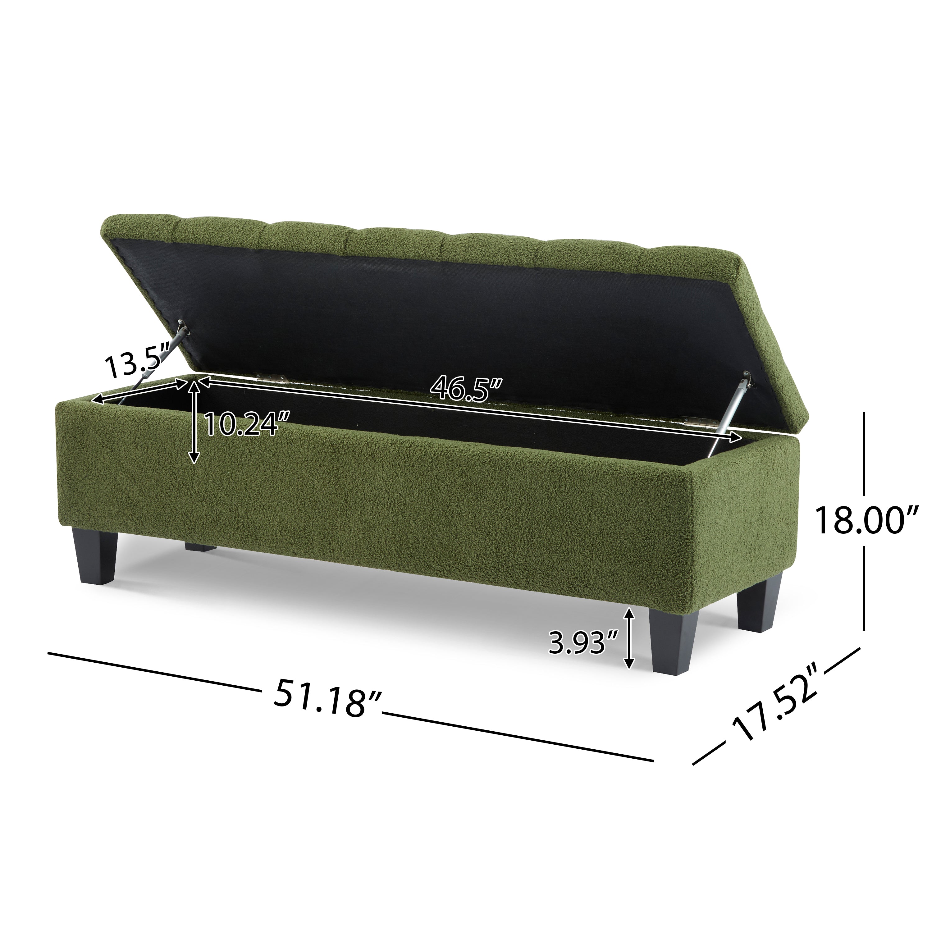 Pil Storage Boucle Ottoman