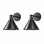 Industriel væglampe med trådløs strømforsyning