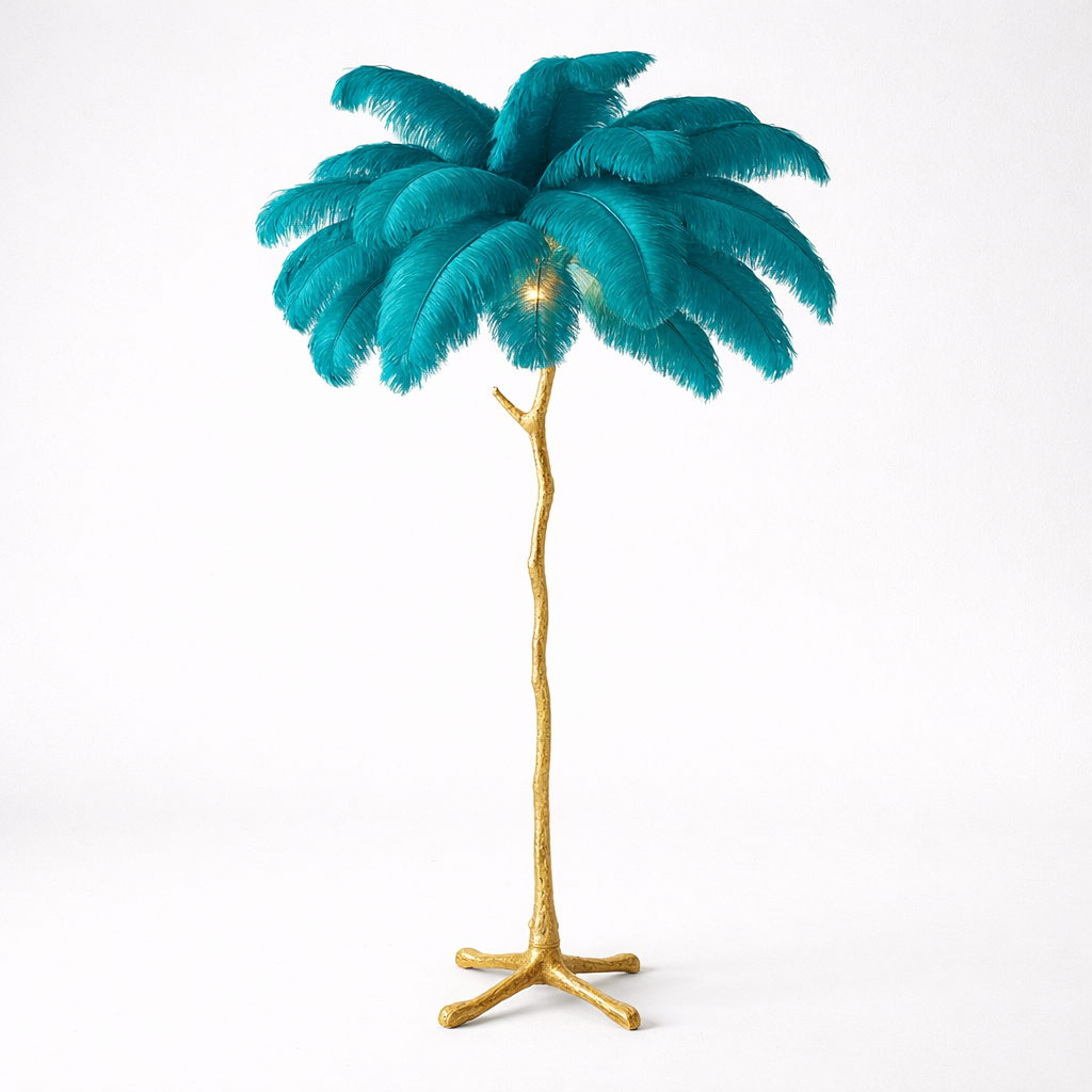 Floor Lamp with Springs