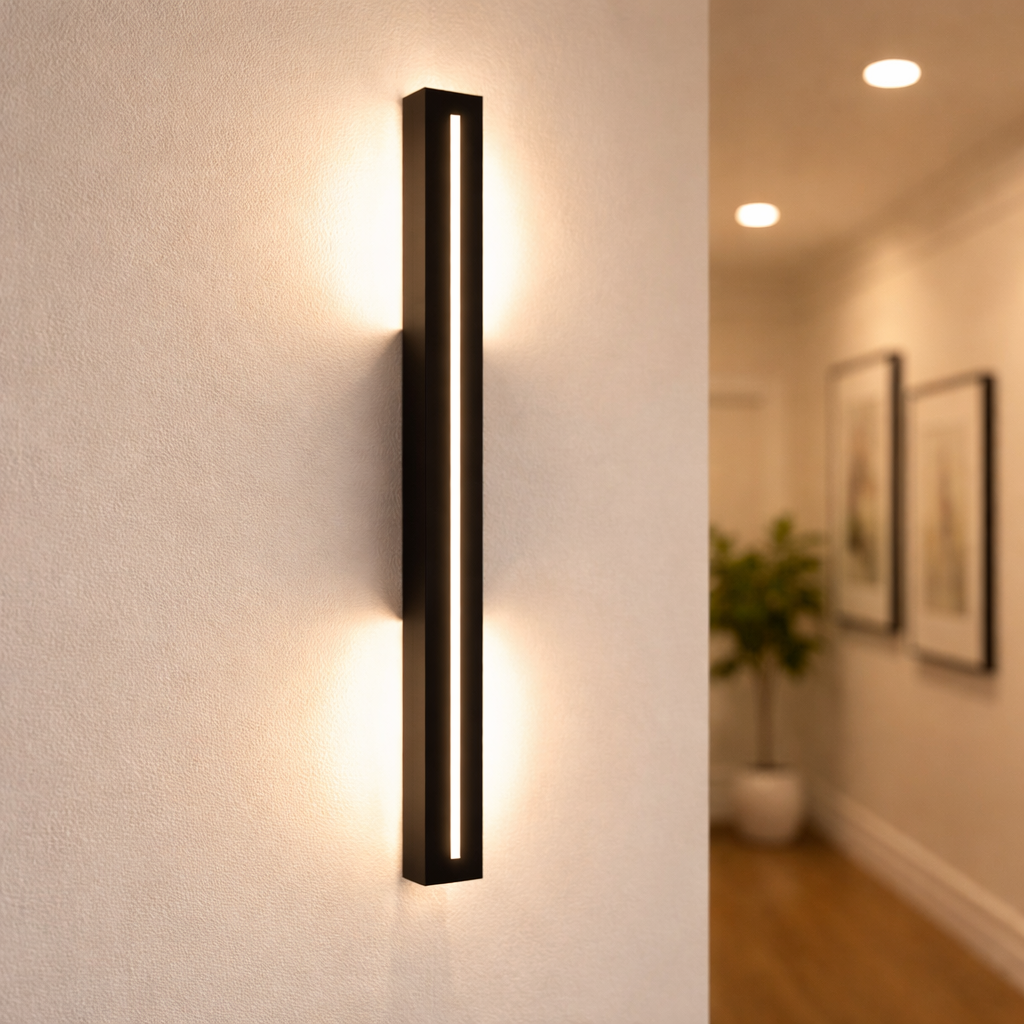 Applique murale LED de 60 cm pour éclairage intérieur et extérieur