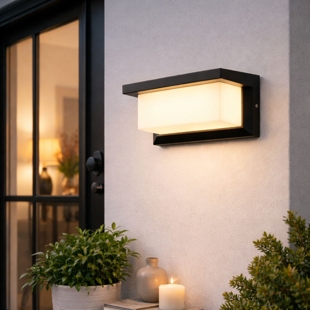 Sensorlampe til indendørs brug med automatisk lysaktivering