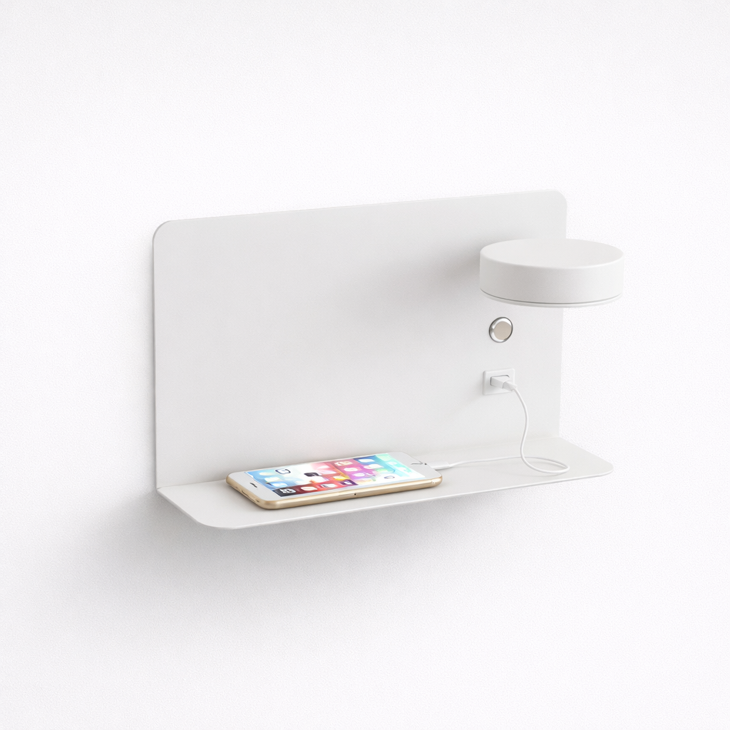 Minimalistische Wandlamp Met Gerichte Lichtbundel