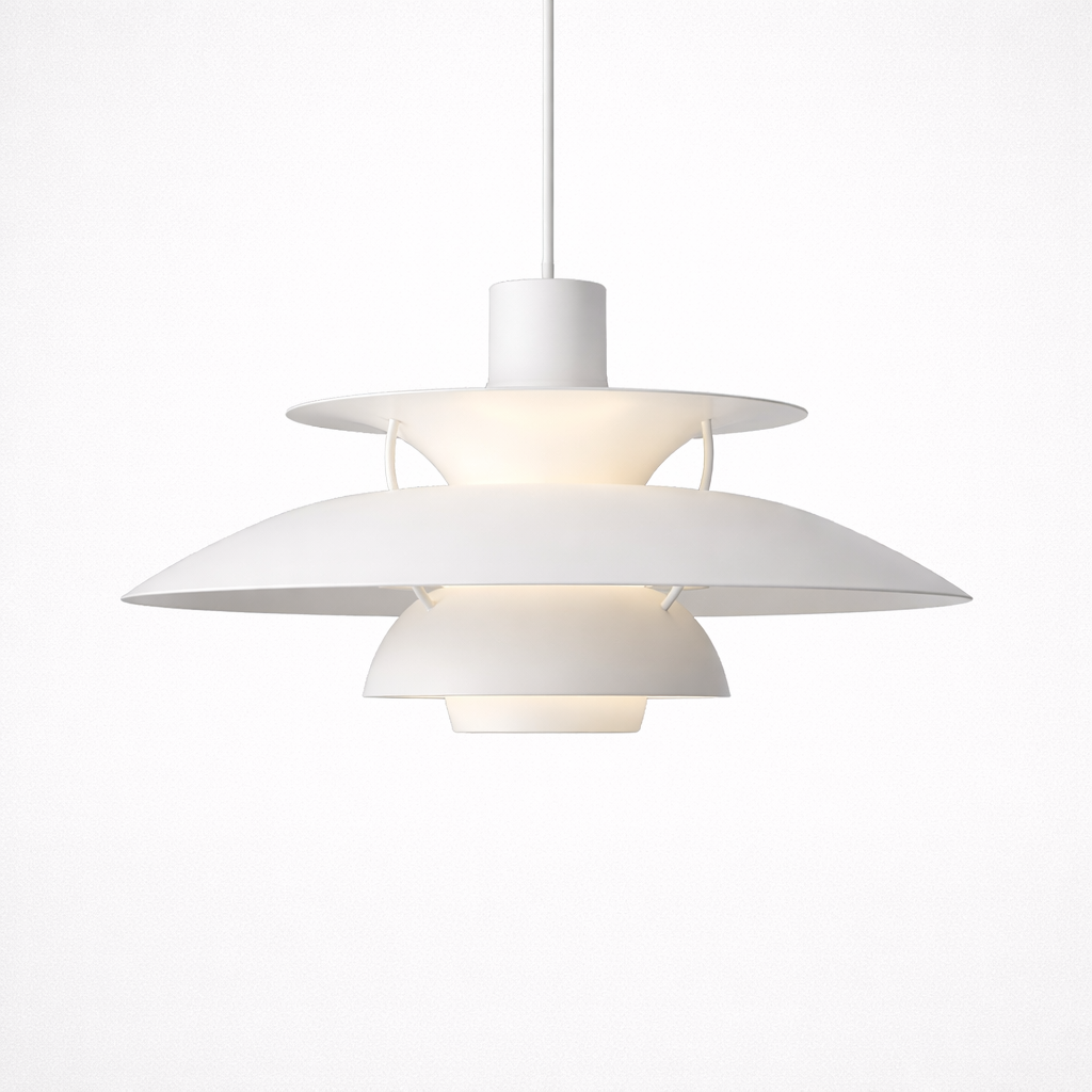 Pendant Lamp With Layered Discs For Soft Light