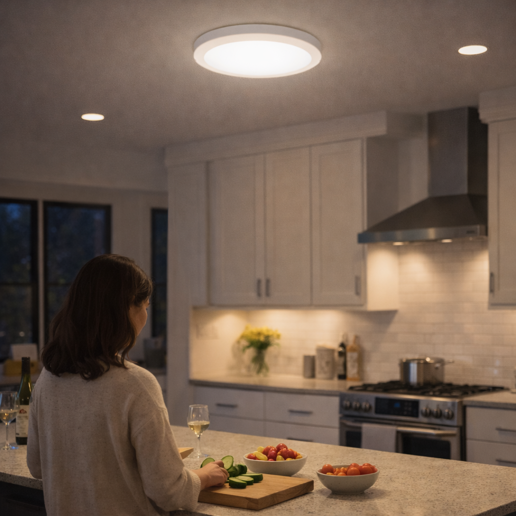 Waterbestendige LED Plafondlamp Met Brede Lichtverdeling