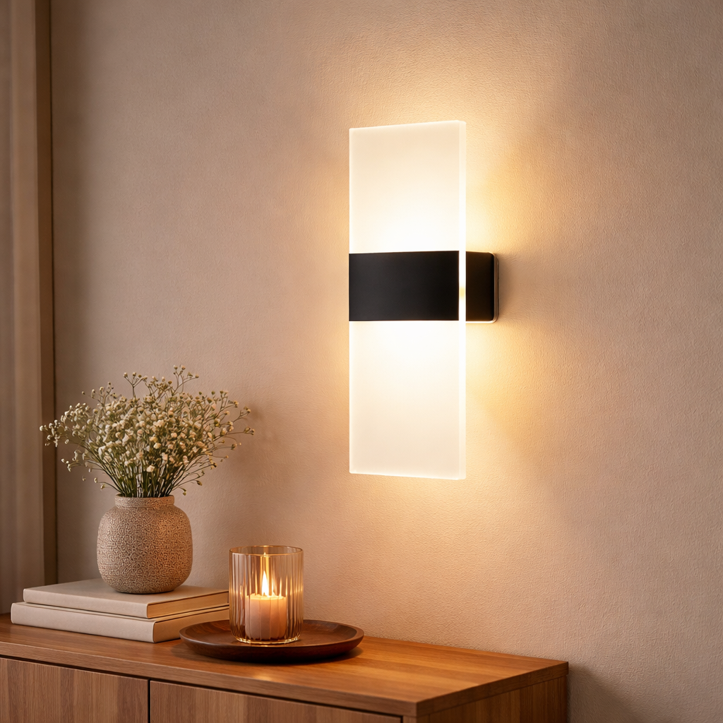 Ultrathin round wall light