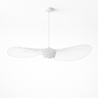 Large Designer Pendant Lamp with Airy Frame