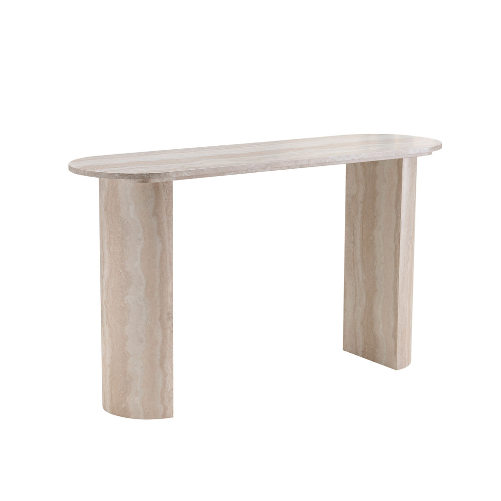 Gry Marble Console Table