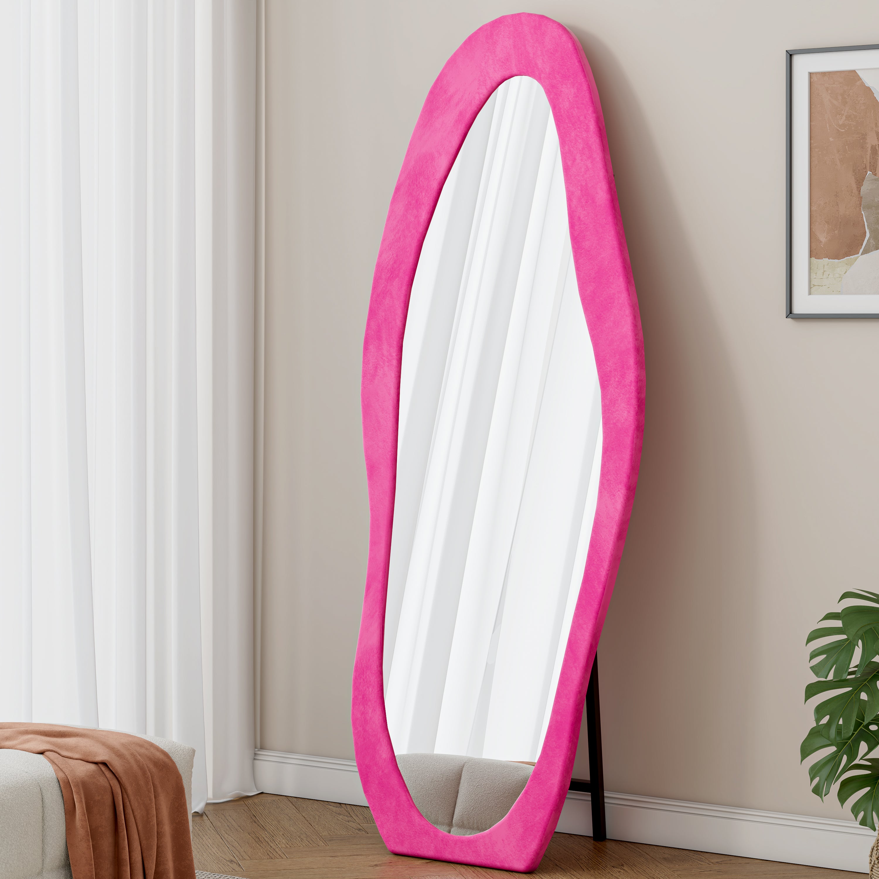 Silje Wave Floor Mirror
