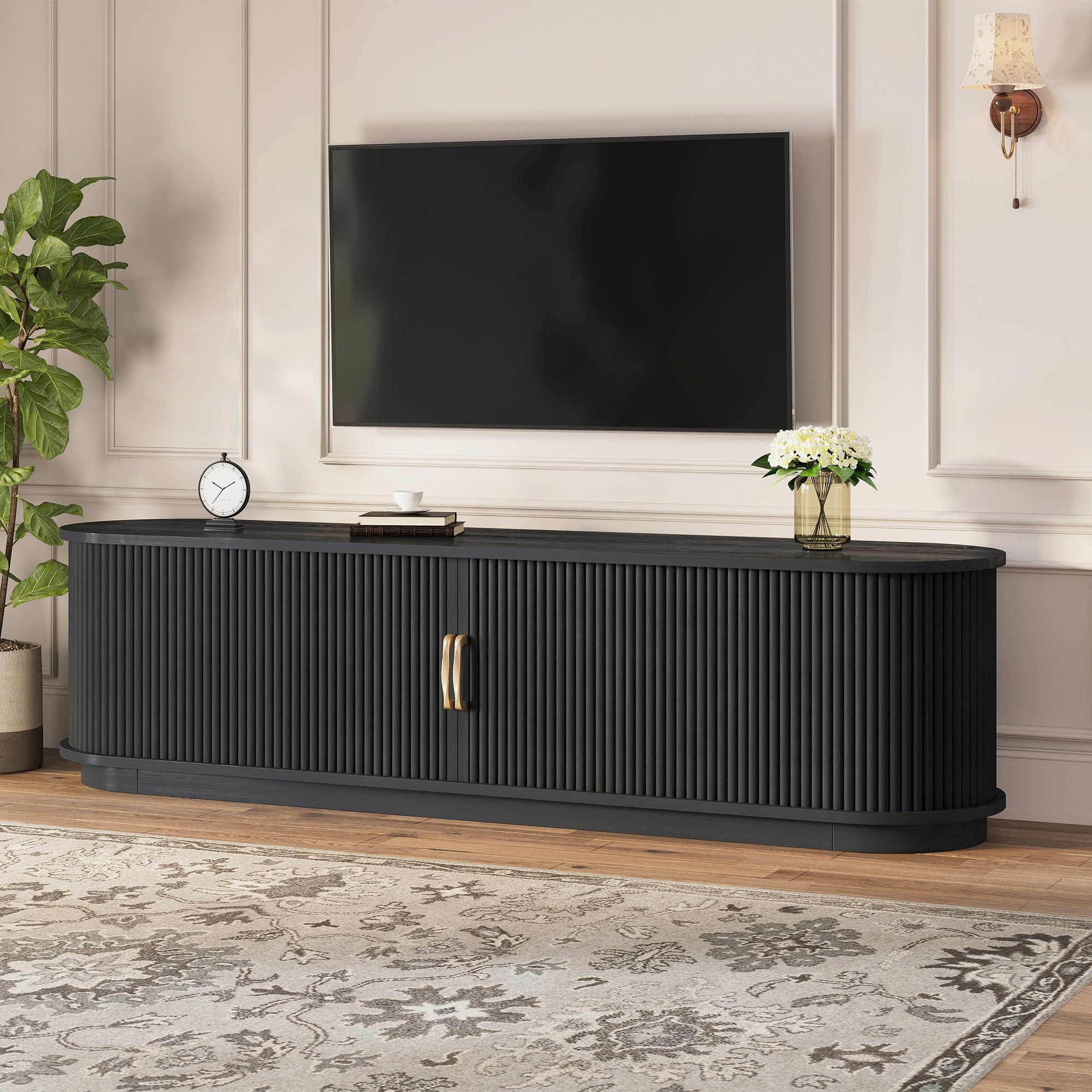 Alva Fluted TV Stand