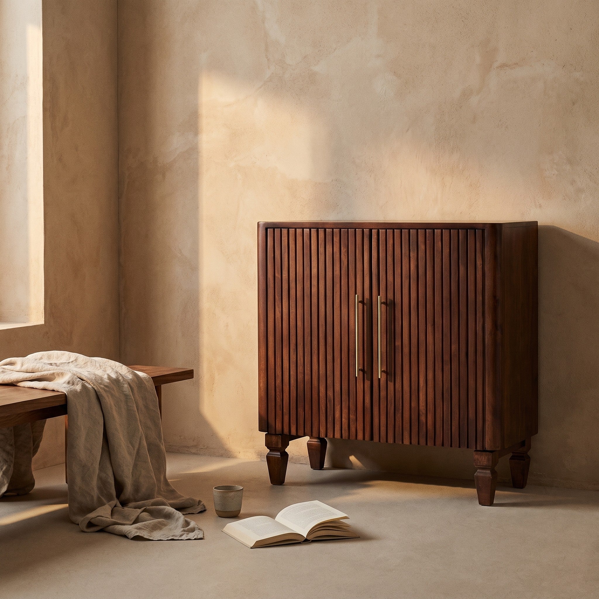 Marius Solid Wood Cabinet