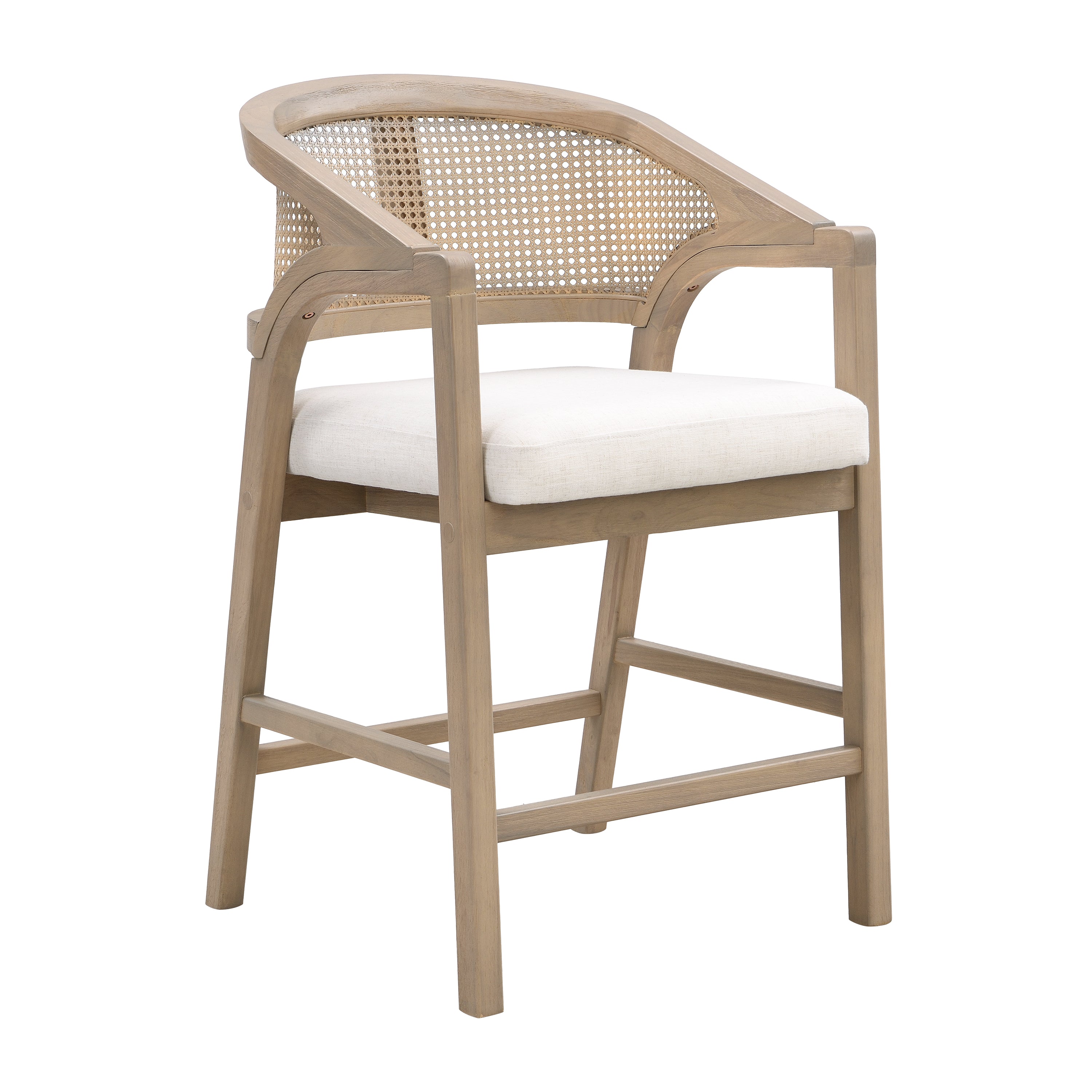 Freydis Rattan Counter Stool (Set of 2)