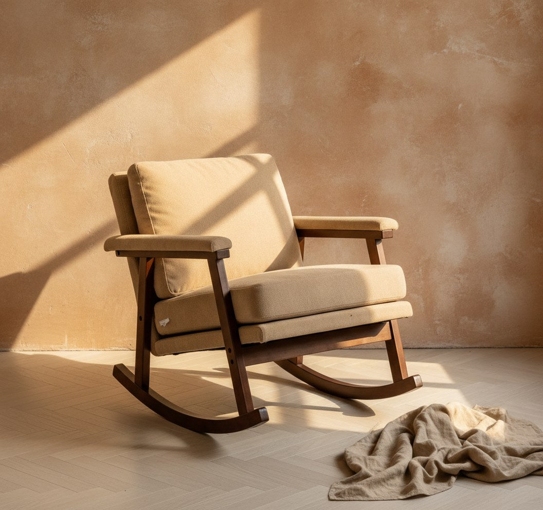 Gitte Velvet Rocking Chair