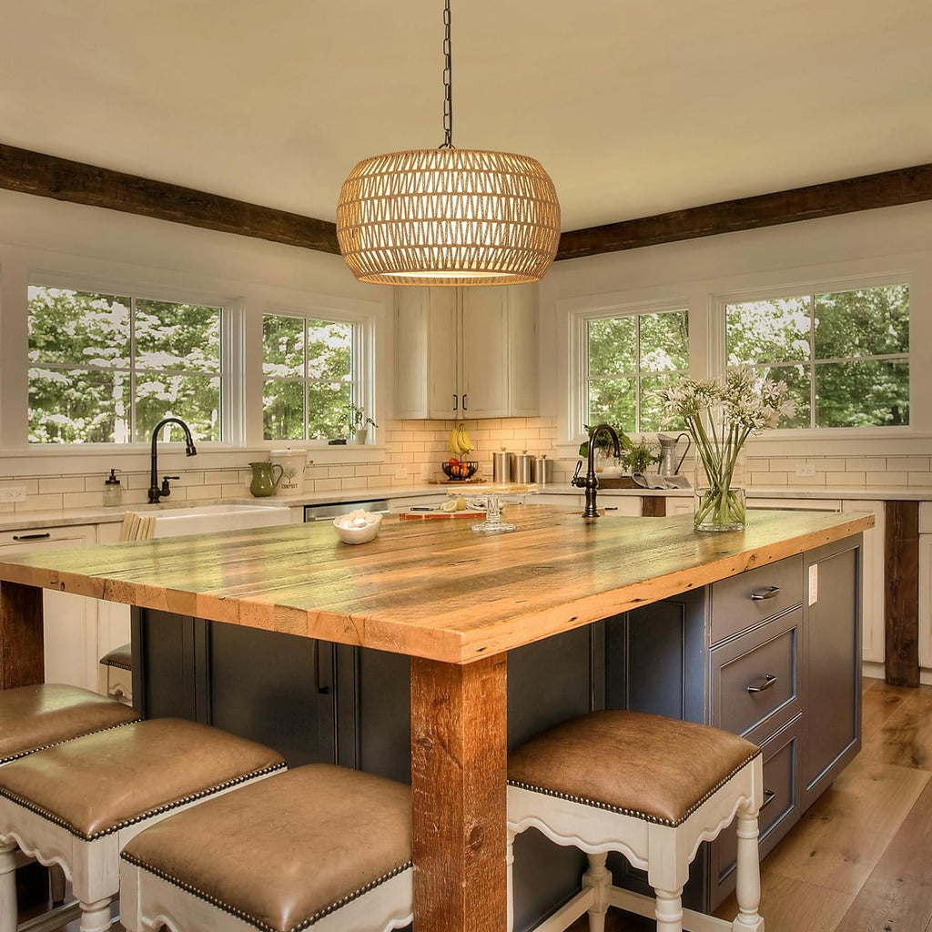 Asny Rattan Chandelier