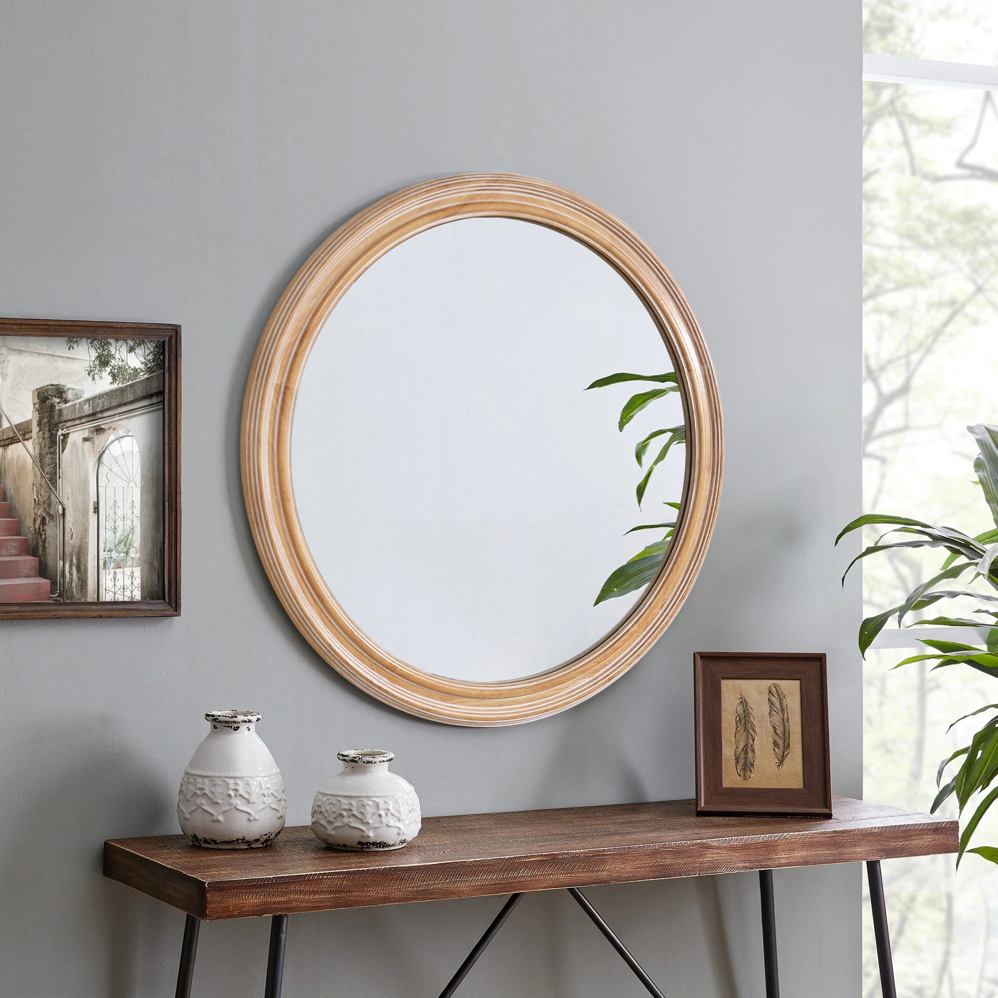 Jarl Round Wall Mirror
