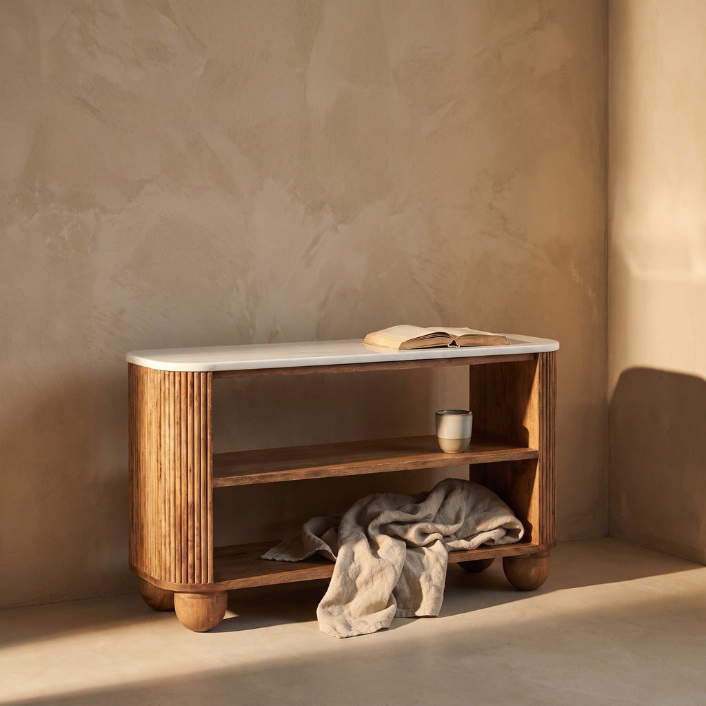 Vanna Marble Bench