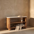 Vanna Marble Bench