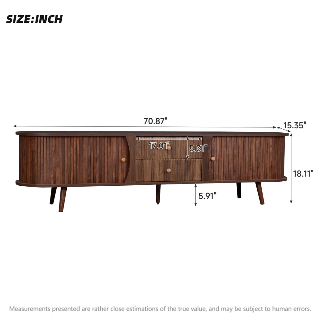 Tyra Fluted TV Stand