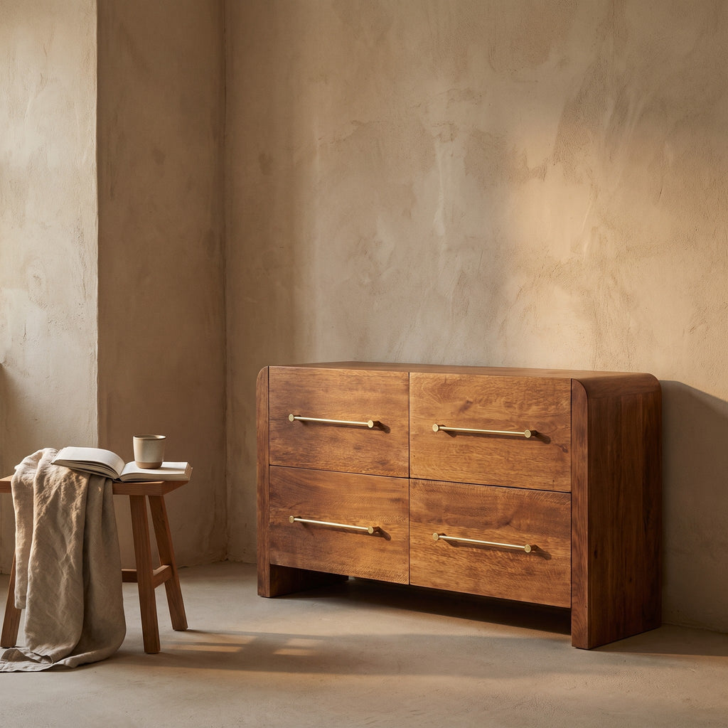Calder Solid Wood Chest of Drawers