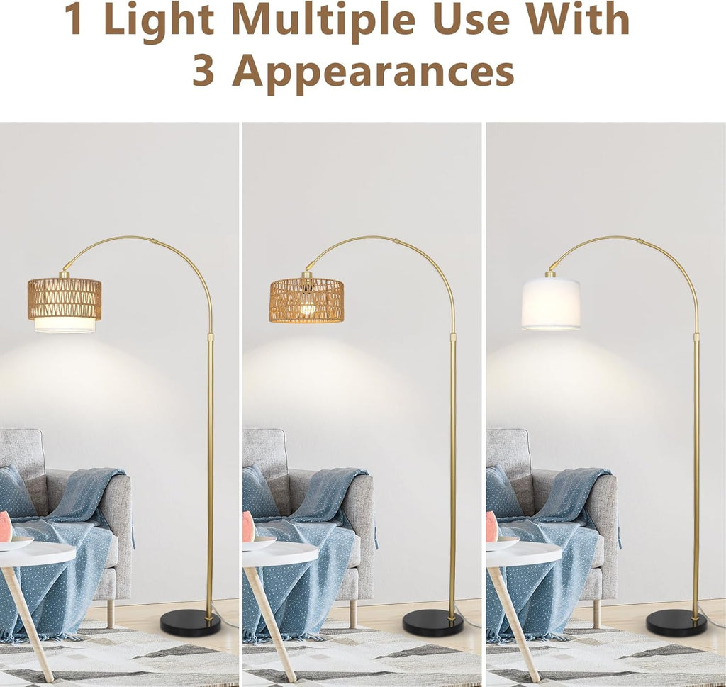 Eldbjorge Rattan Floor Lamp
