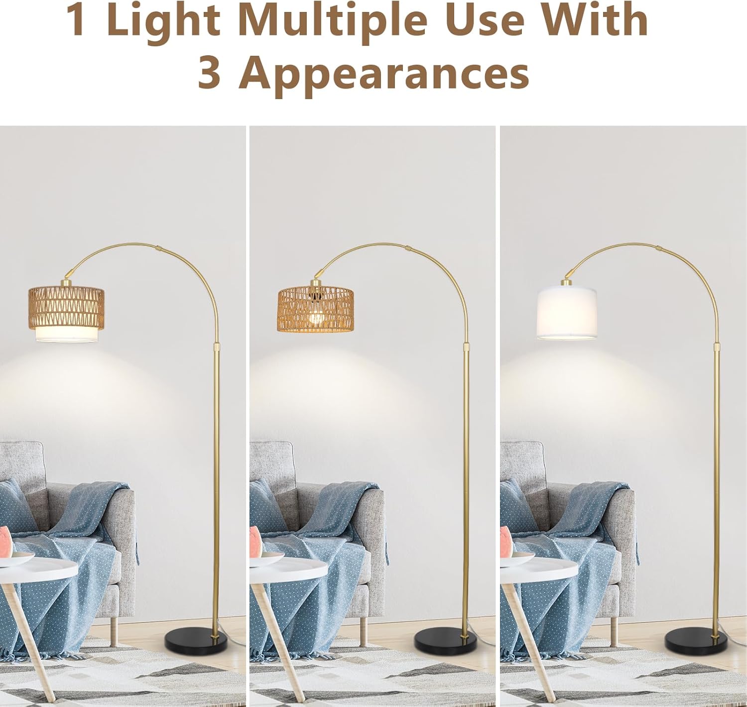 Eldbjorge Rattan Floor Lamp