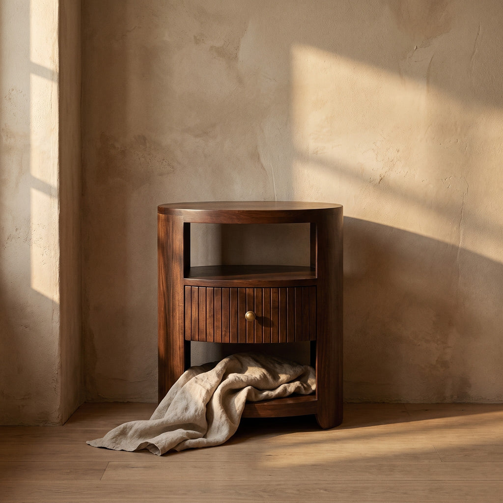 Vetle Solid Wood Nightstand