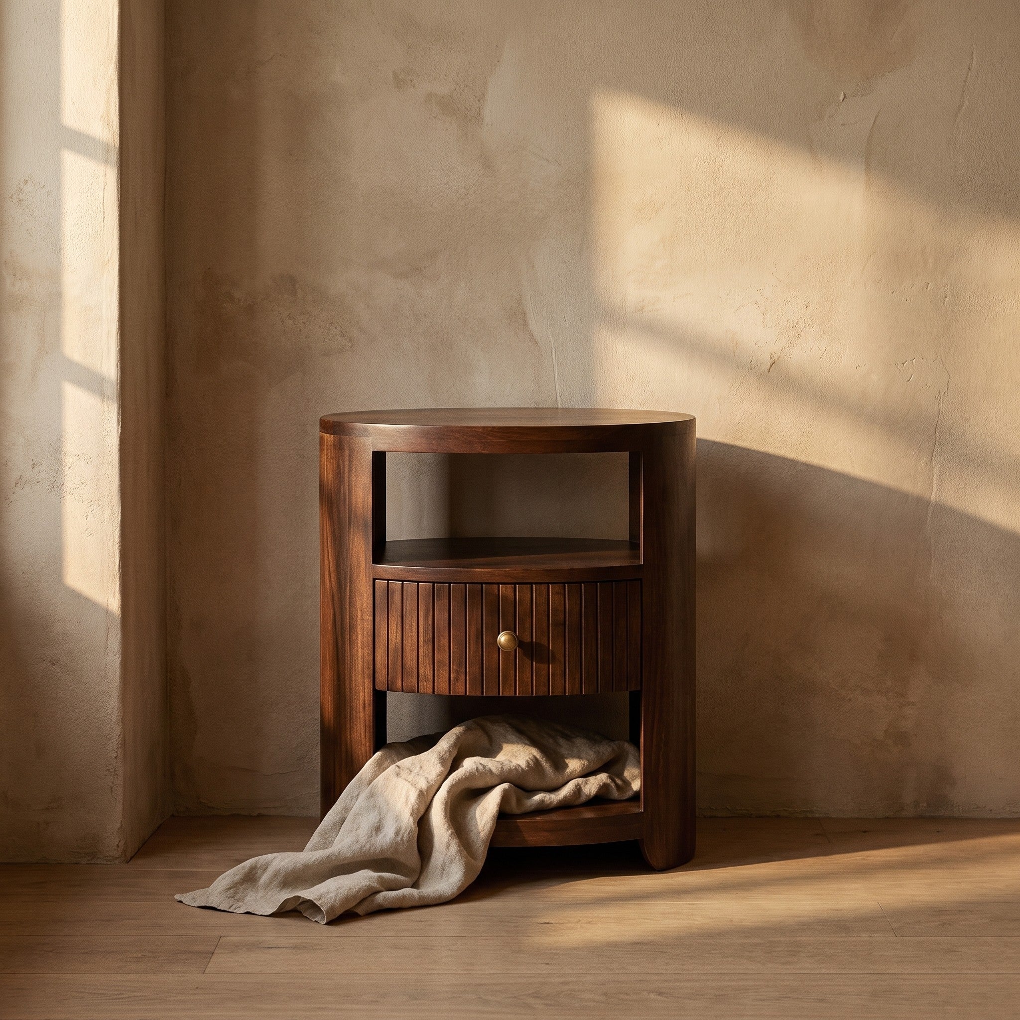 Vetle Solid Wood Nightstand