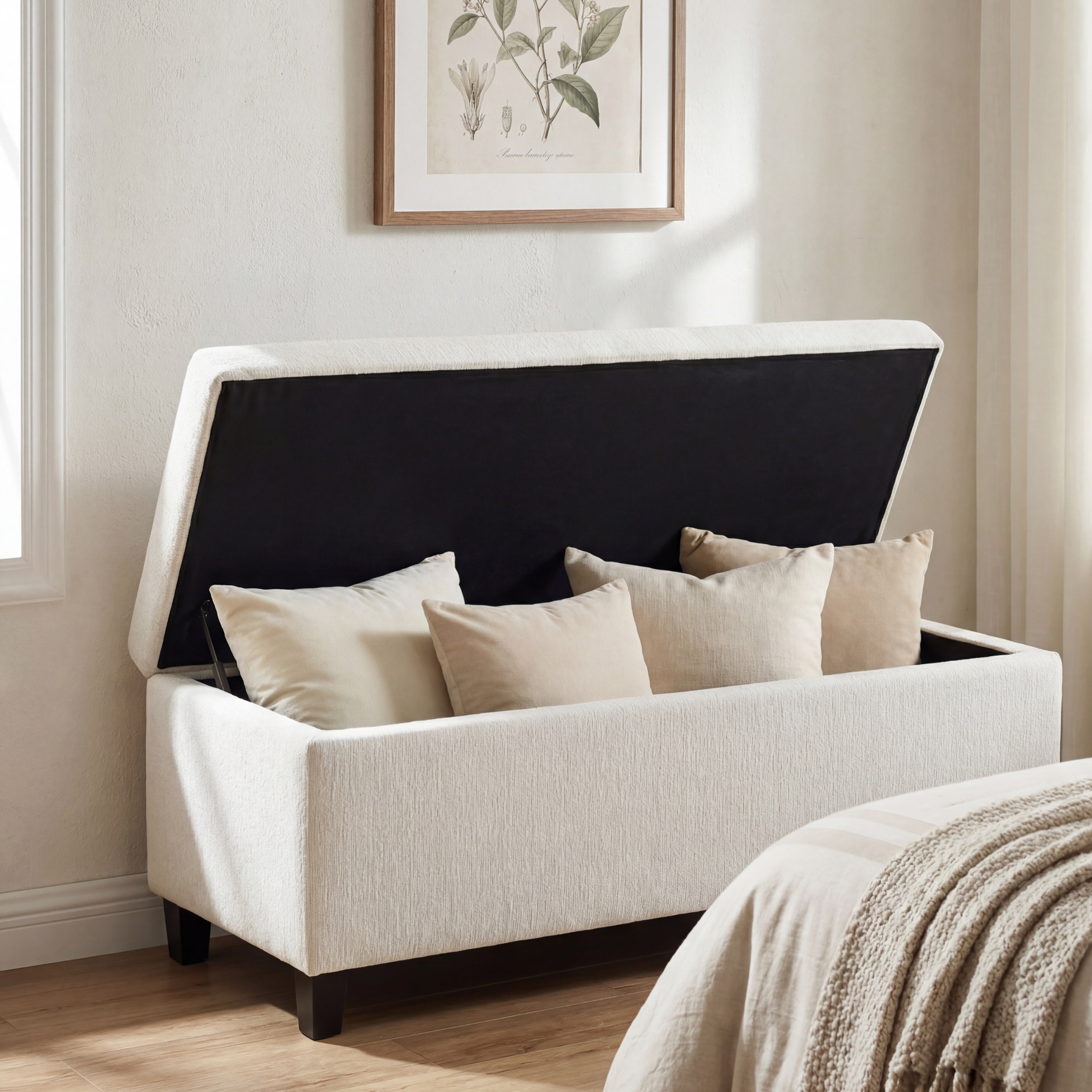 Fylla Storage Boucle Storage Bench