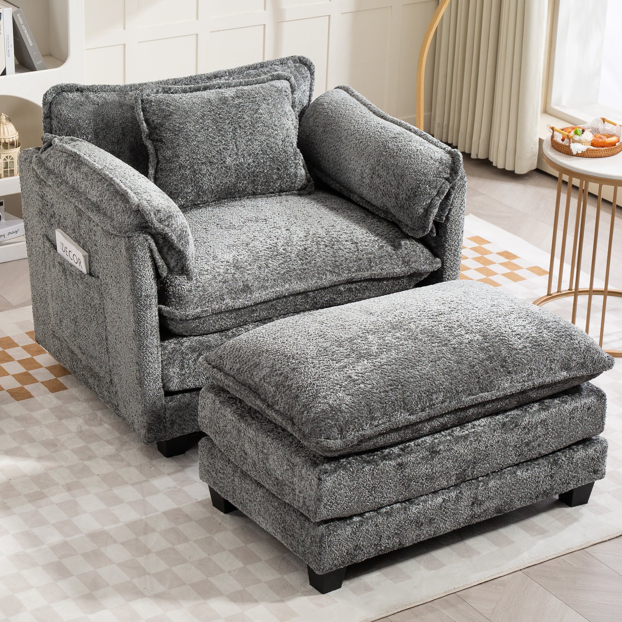 Elin Boucle Accent Chair