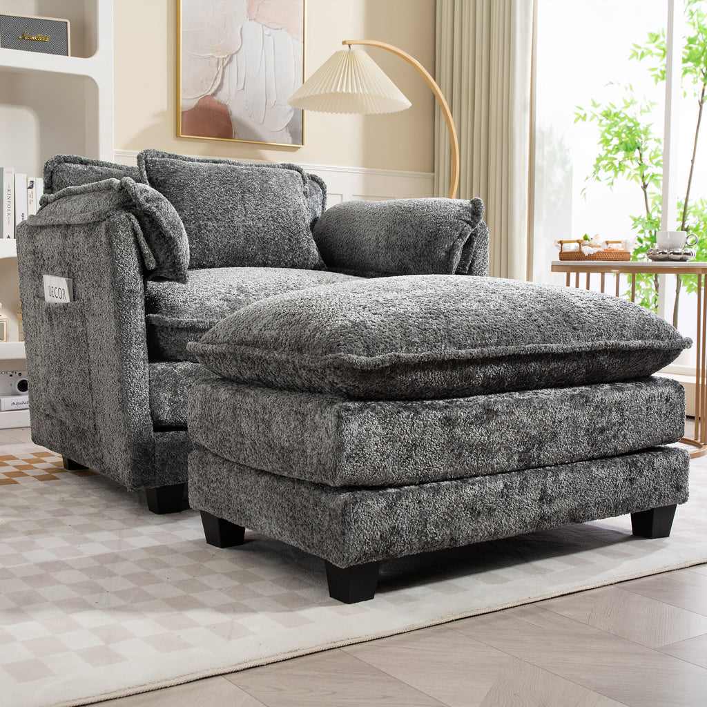 Elin Boucle Accent Chair