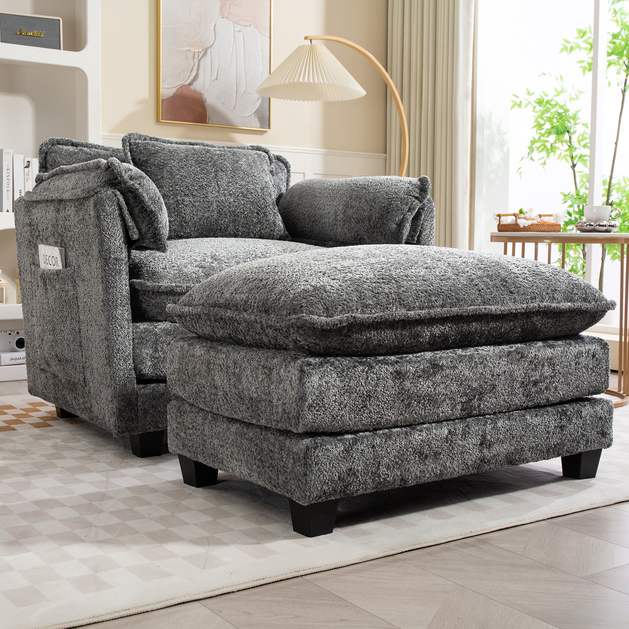 Elin Boucle Accent Chair