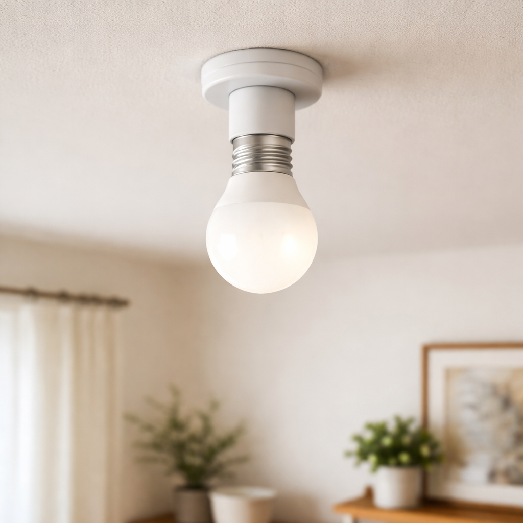 LED Lamp Met E27 Fitting En Warm Wit Licht