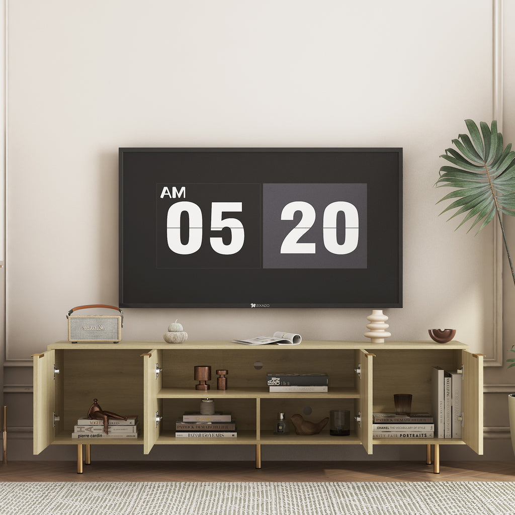 Vegard Fluted TV Stand