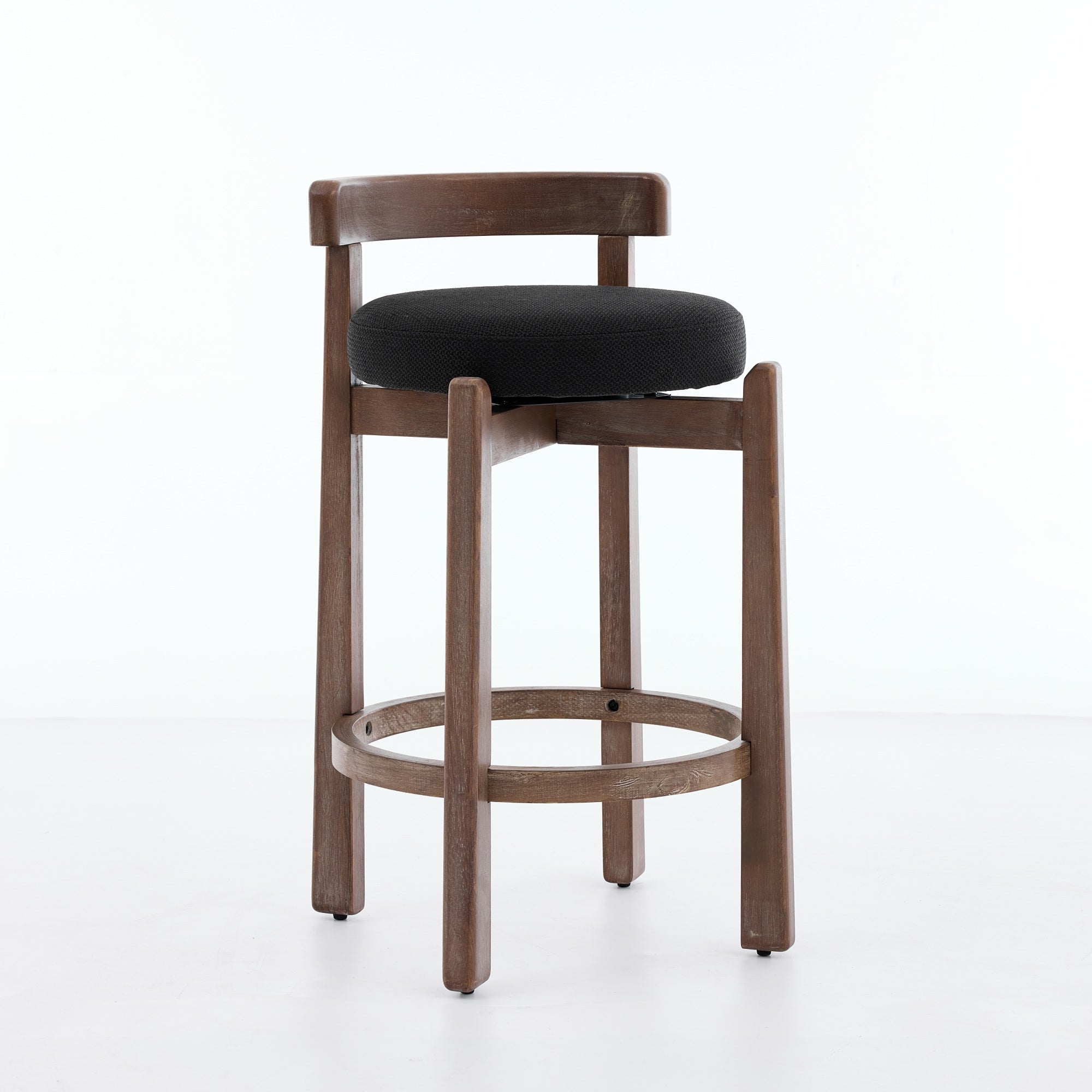 Dita Swivel Linen Dining Chair