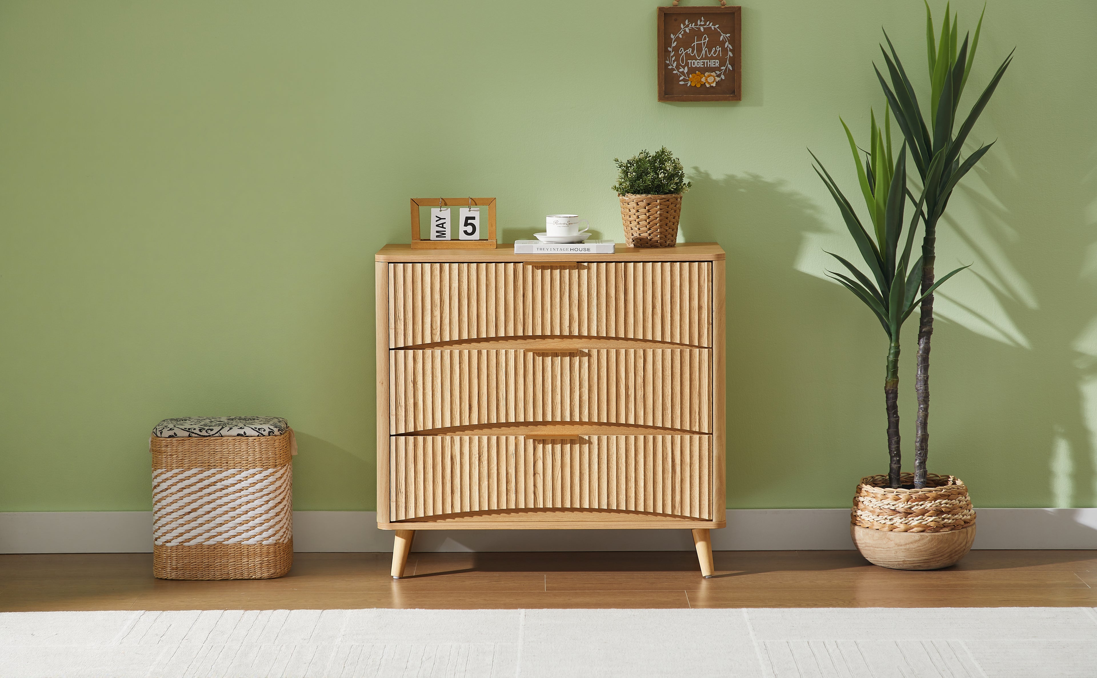 Ulla Fluted Oak Dresser