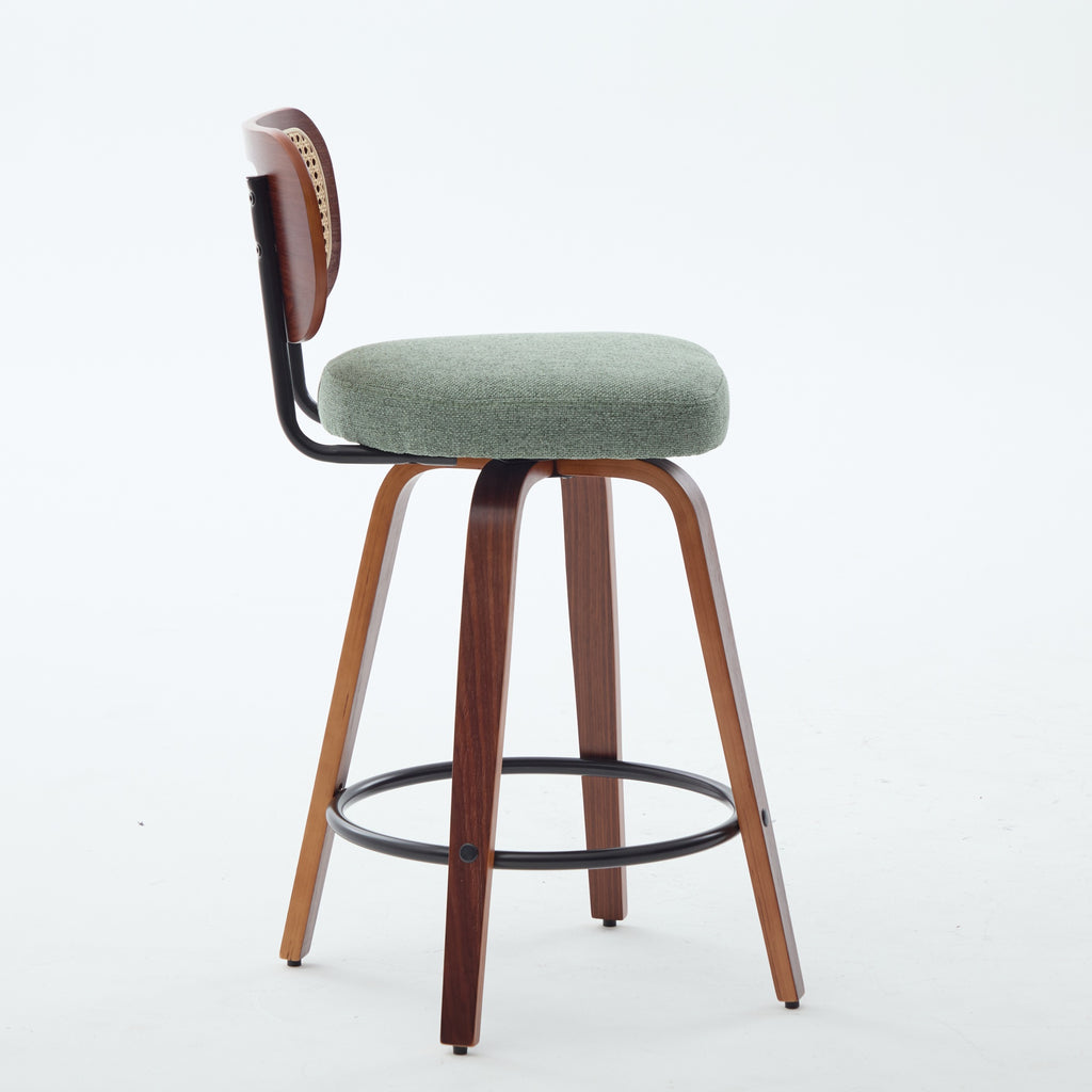 Paal Walnut Counter Stool (Set of 2)