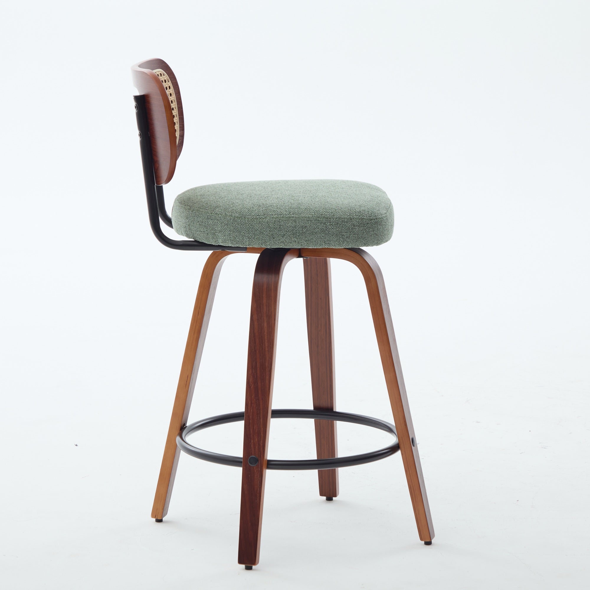 Paal Walnut Counter Stool (Set of 2)