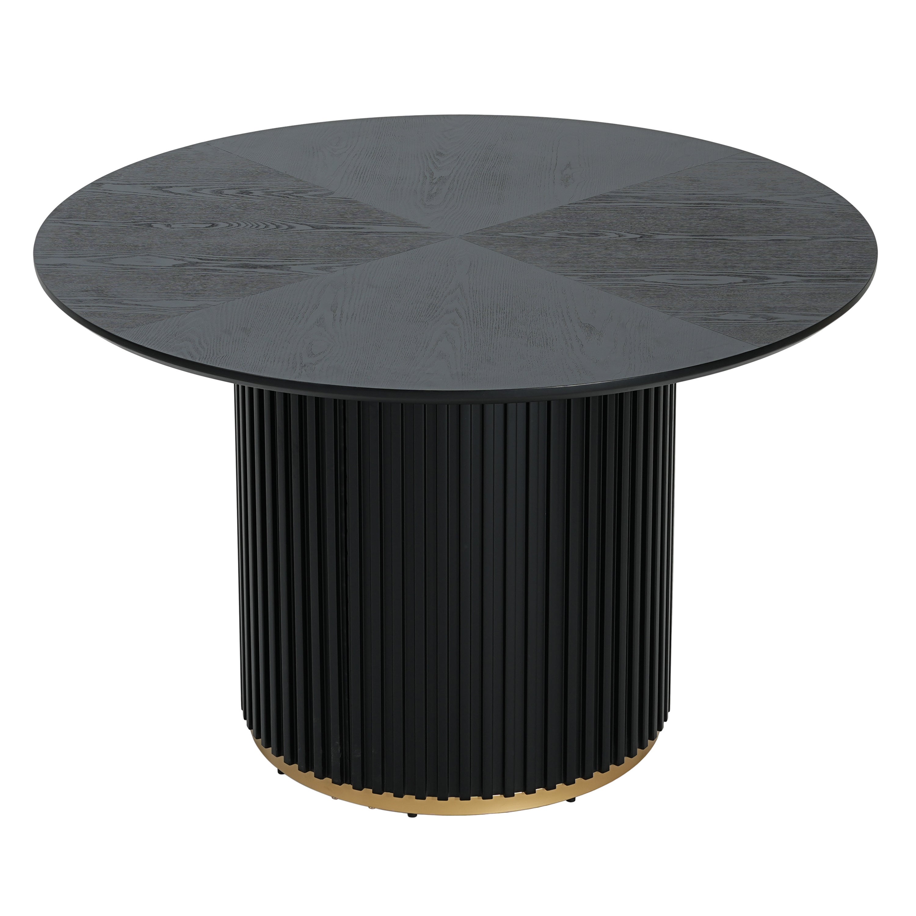 Ejnar Round Walnut Dining Table