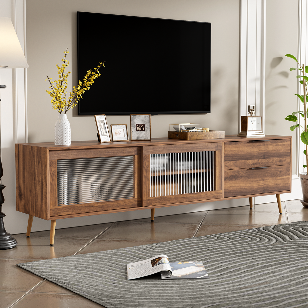 Ulla Storage Solid Wood TV Stand