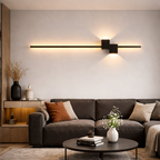Minimalistische LED Wandlamp Met Strakke Lijnvorm