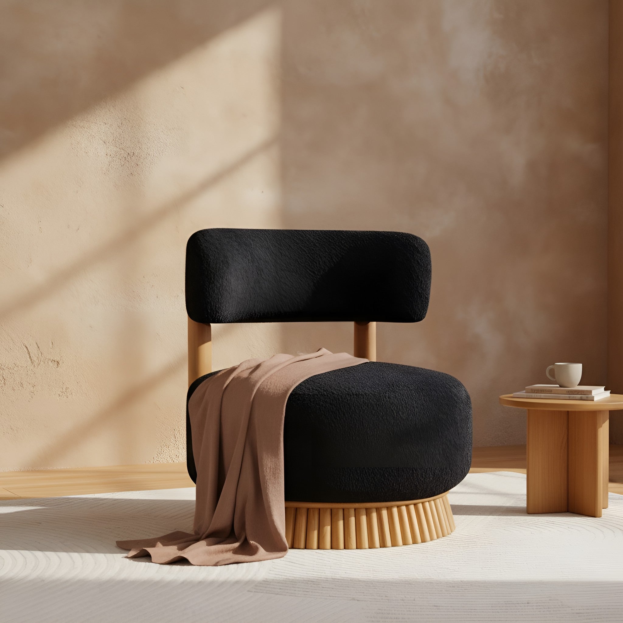 Dagny Boucle Accent Chair
