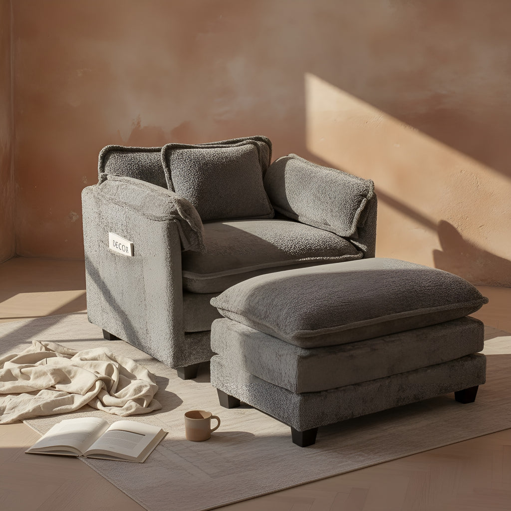 Elin Boucle Accent Chair