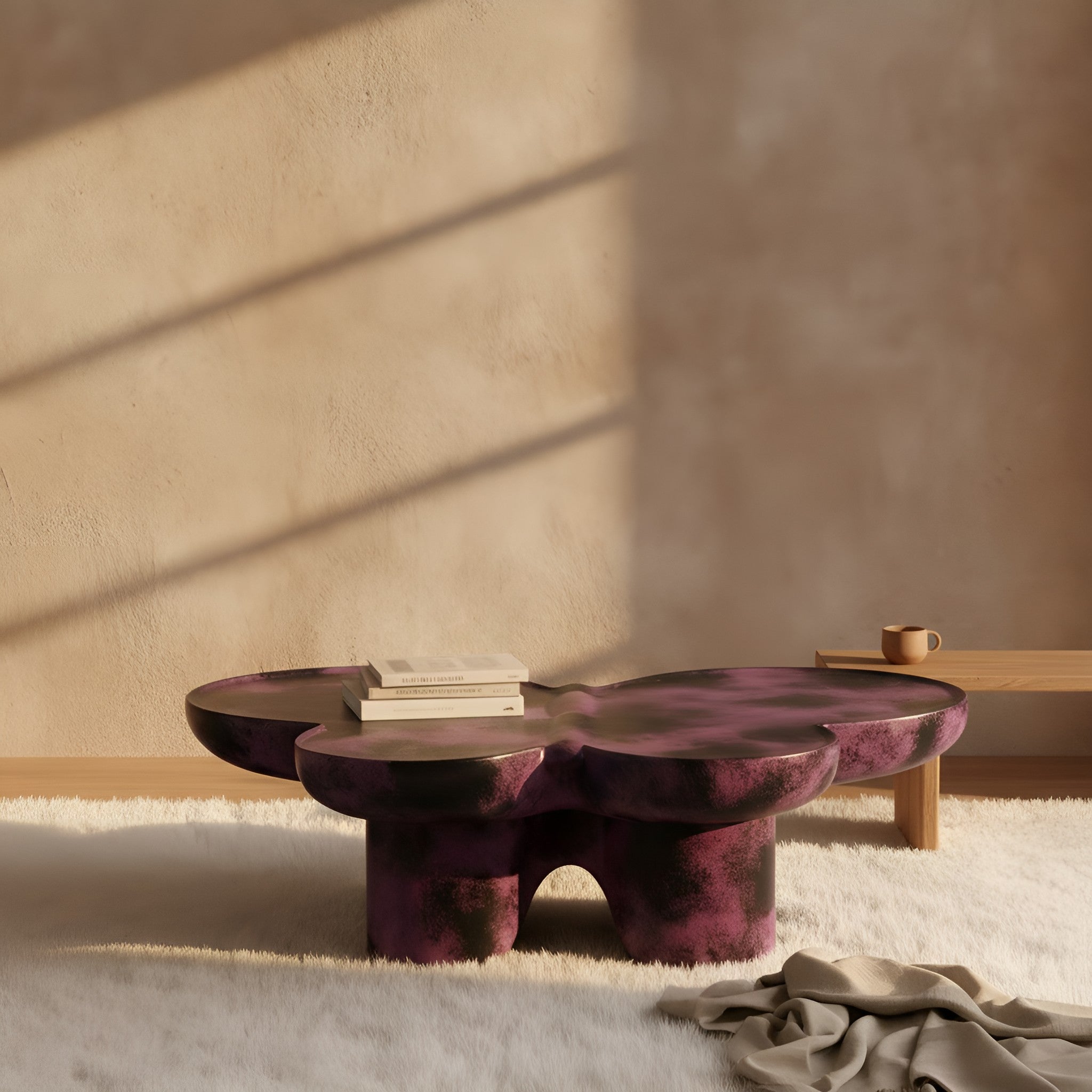 Viggo Travertine Coffee Table