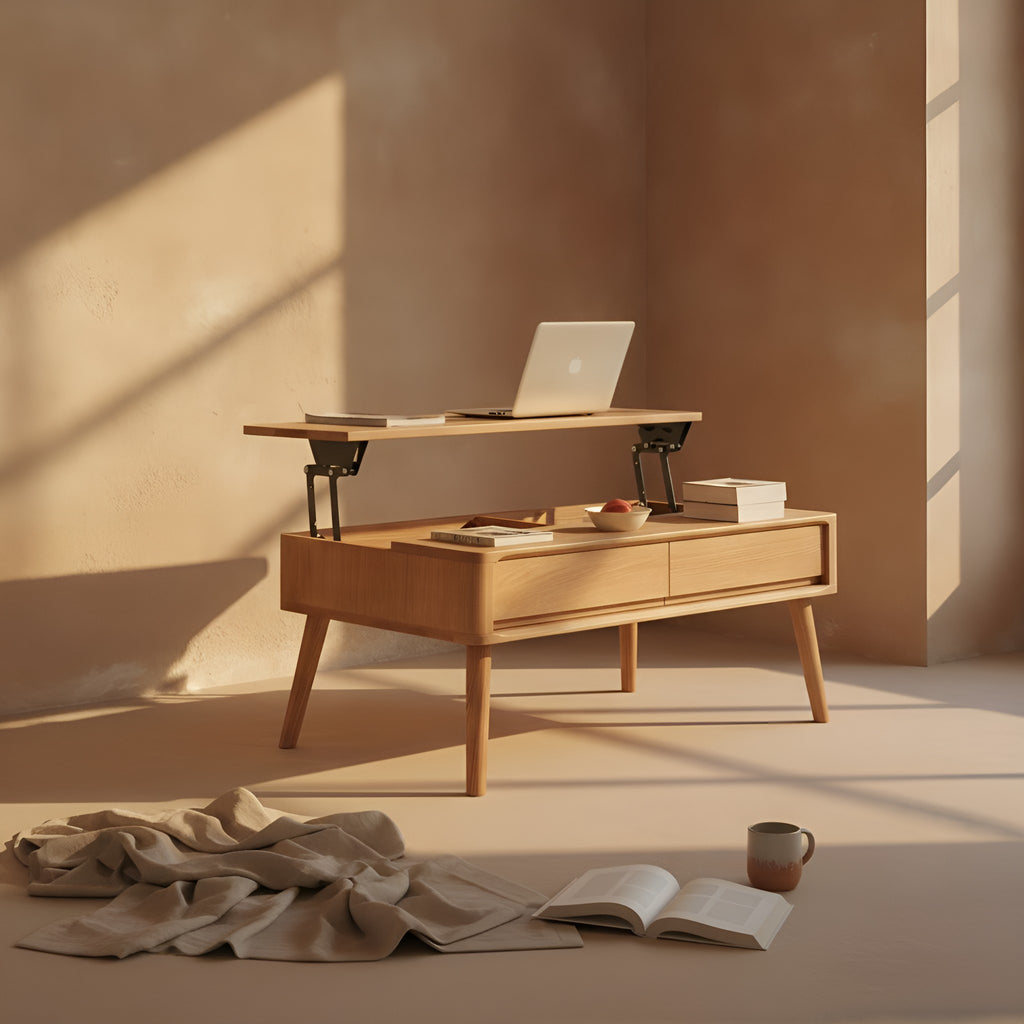 Gry Storage Oak Coffee Table