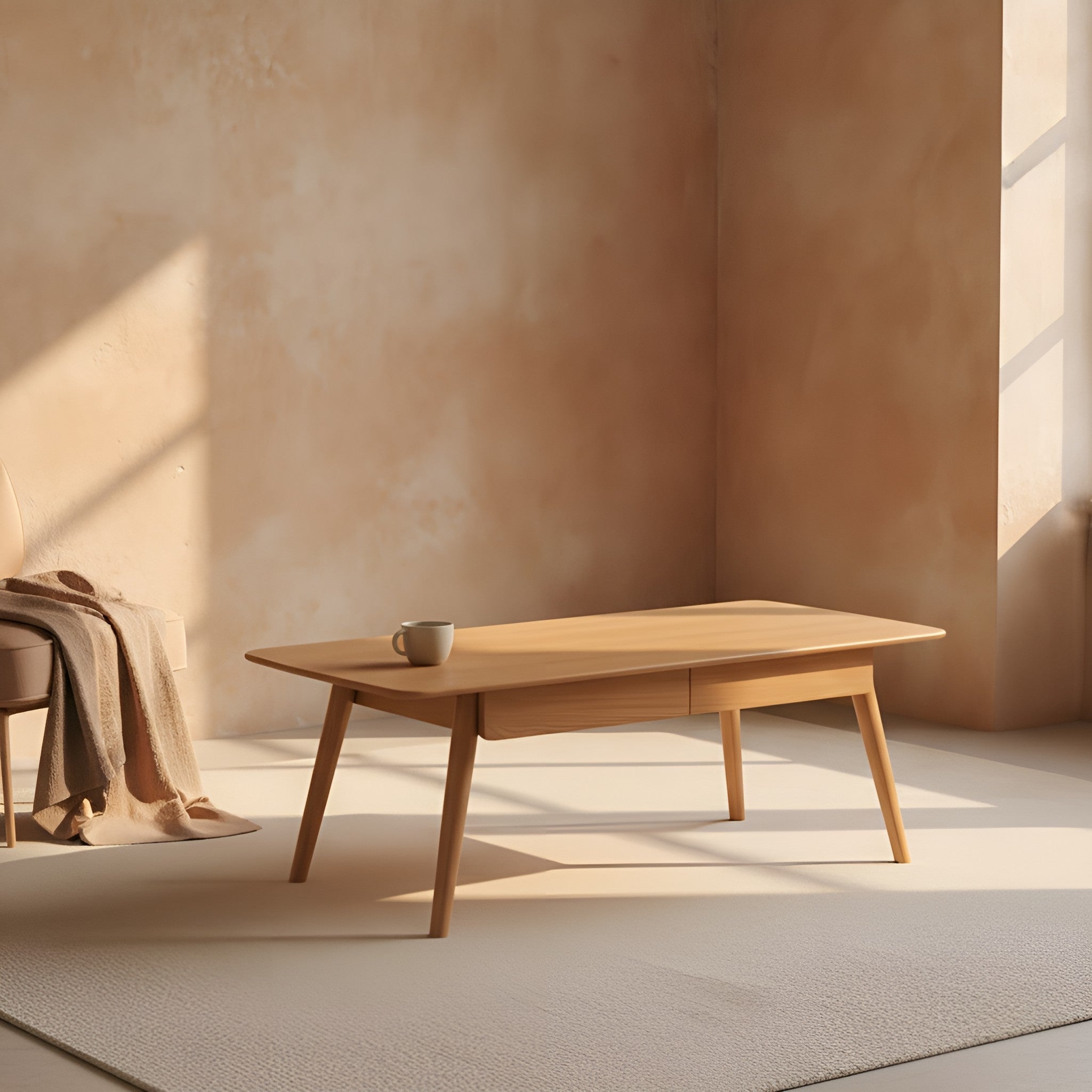 Iver Storage Solid Wood Coffee Table