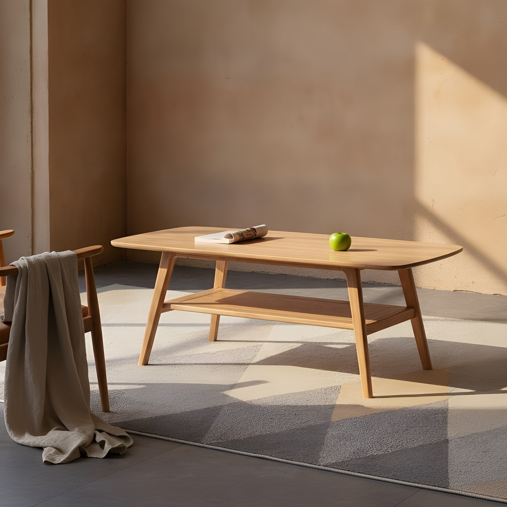 Juni Storage Solid Wood Coffee Table