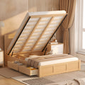 Lova Solid Wood Full Platform Bed Frame
